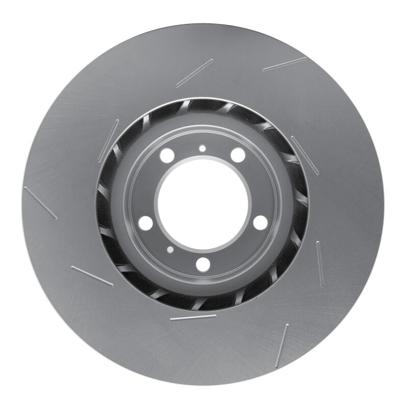 Porsche Panamera Brake Rotor (1) - Right Front - R1 Concepts - Hi-Carbon Alloy GEOMET - Slotted - `10-`23